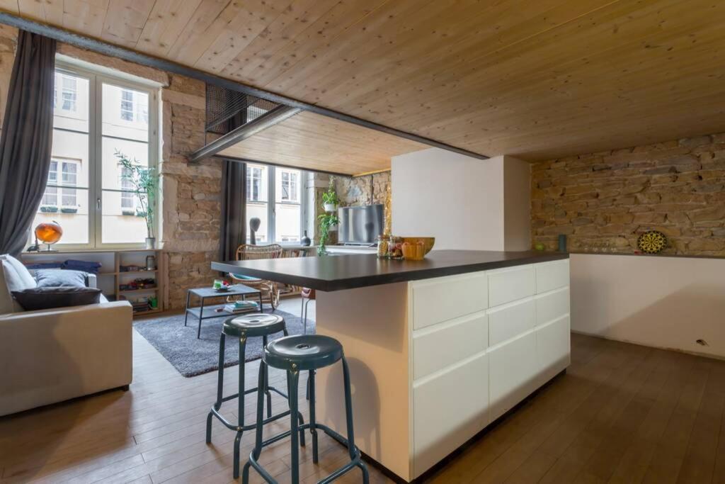 Duplex Le Vorace Lägenhet Lyon Exteriör bild